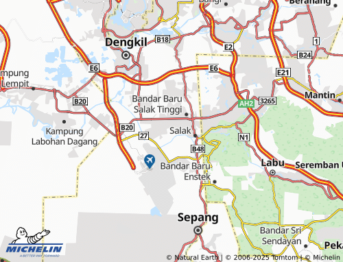 MICHELIN Desa Baiduri Murni map - ViaMichelin