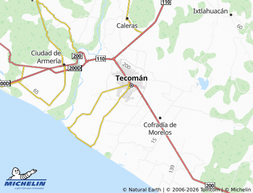Mapa MICHELIN San Carlos - ViaMichelin