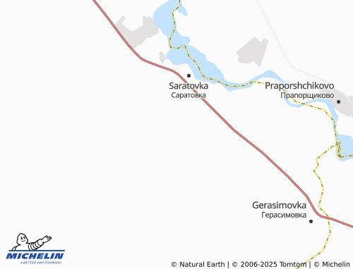 Carte MICHELIN Novo-Odesskoye - ViaMichelin