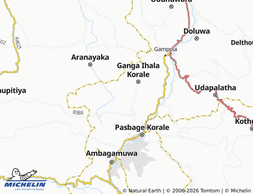 MICHELIN Gemunupura map - ViaMichelin