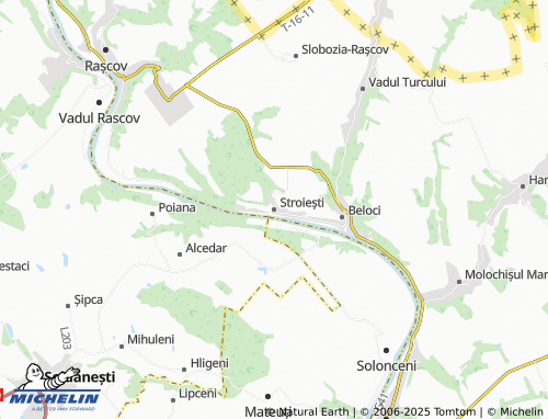 MICHELIN Stroiești map - ViaMichelin