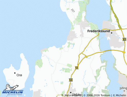 MICHELIN-Landkarte Dalby Huse - ViaMichelin