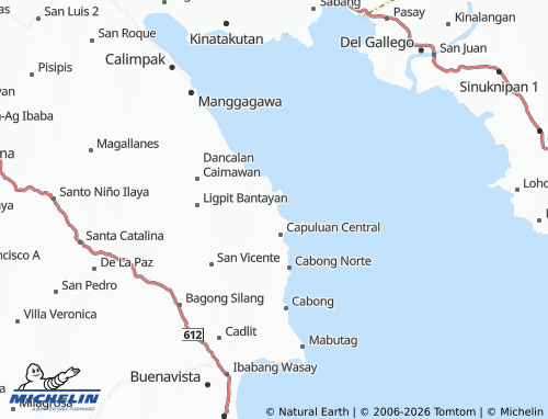 MICHELIN Capuluan Tulon map - ViaMichelin