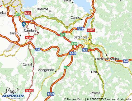 MICHELIN Vilar map - ViaMichelin
