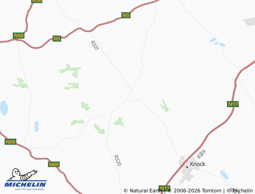Carte MICHELIN Kiltimagh - ViaMichelin