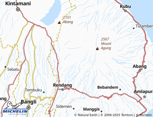 MICHELIN Besakih map - ViaMichelin