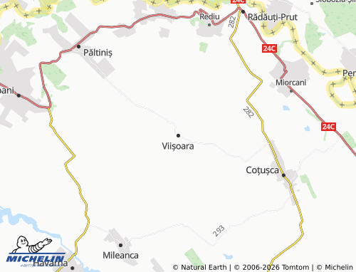 Carte MICHELIN Viișoara - ViaMichelin