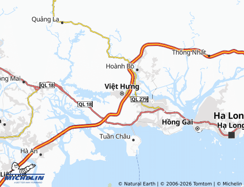 MICHELIN-Landkarte Việt Hưng - ViaMichelin