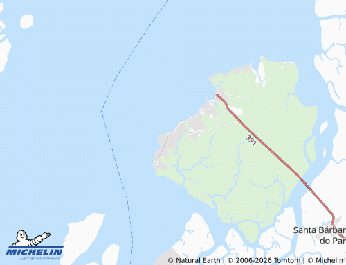 Mapa MICHELIN Chapéu Virado - ViaMichelin