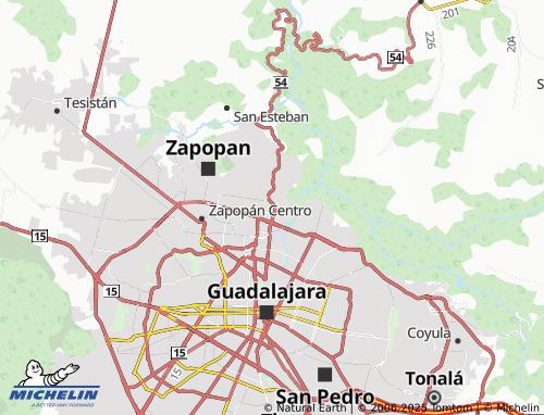 MICHELIN Rinconada del Auditorio map - ViaMichelin