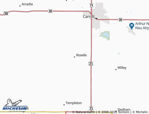 Mapa MICHELIN Roselle - ViaMichelin
