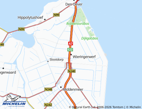 MICHELIN Wieringerwerf map - ViaMichelin
