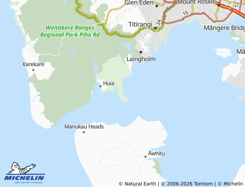 Mapa MICHELIN Cornwallis - ViaMichelin