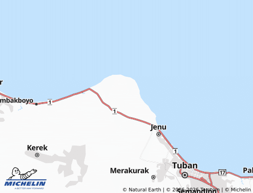 MICHELIN-Landkarte Rawasan - ViaMichelin