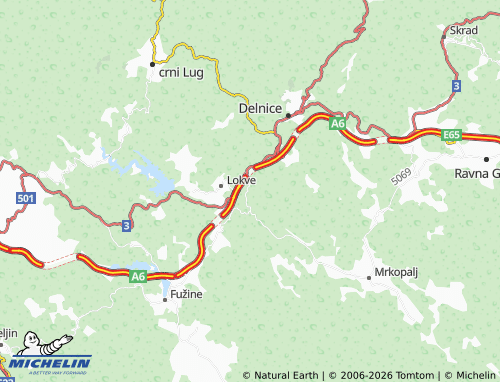 Mapa MICHELIN Sopač - ViaMichelin