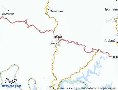 MICHELIN Seara map - ViaMichelin