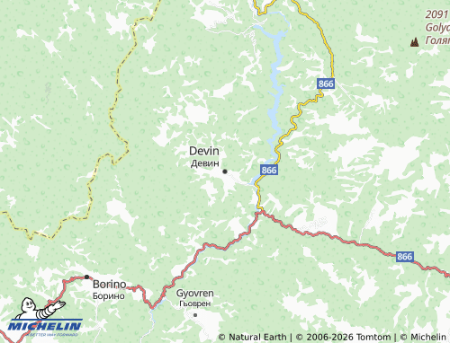 Kaart MICHELIN Devin - ViaMichelin