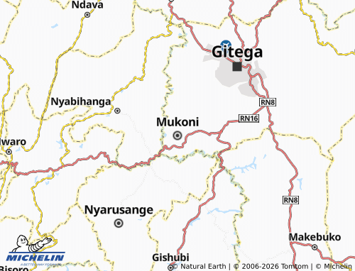 Mapa MICHELIN Mukoni - ViaMichelin