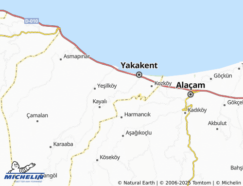 MICHELIN Kürüz map - ViaMichelin