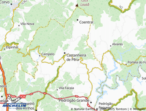 Carte MICHELIN Gestosa Cimeira - ViaMichelin