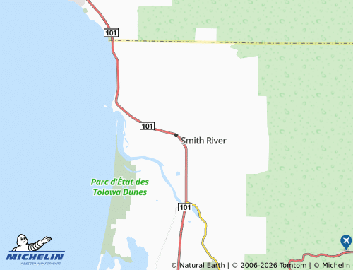 Mappa MICHELIN Smith River - ViaMichelin