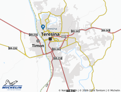 MICHELIN-Landkarte Beira Rio - ViaMichelin