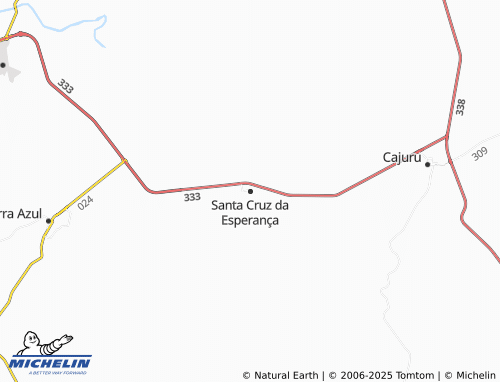 Carte MICHELIN Santa Cruz da Esperança - ViaMichelin