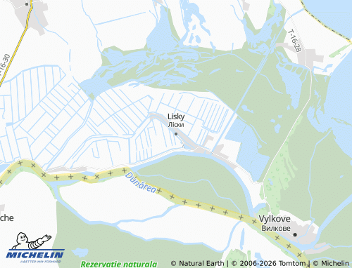 Mapa MICHELIN Lisky - ViaMichelin