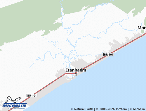 Mappa MICHELIN do Rio Acima - ViaMichelin