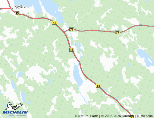 MICHELIN Autio map - ViaMichelin