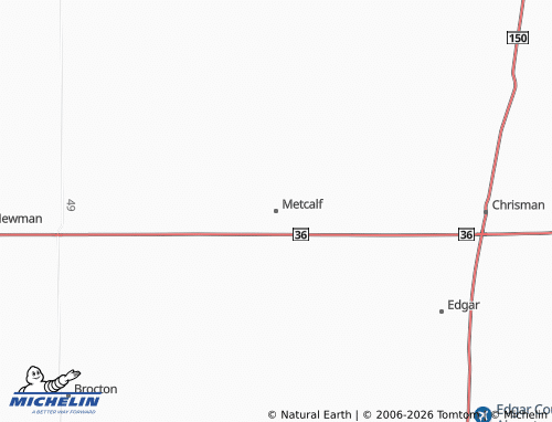 Mappa MICHELIN Metcalf - ViaMichelin