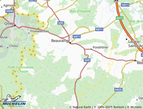 MICHELIN Wancennes map - ViaMichelin