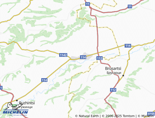 MICHELIN Drenovets map - ViaMichelin