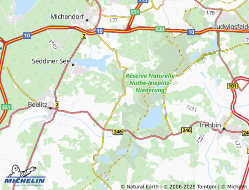 MICHELIN Stücken map - ViaMichelin