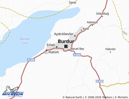 MICHELIN Karasenir map - ViaMichelin