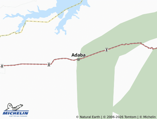 MICHELIN Adaba map - ViaMichelin