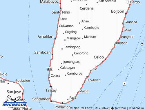 MICHELIN Canorong map - ViaMichelin