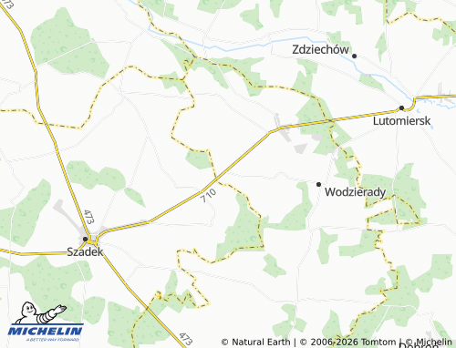 MICHELIN-Landkarte Dobruchów - ViaMichelin