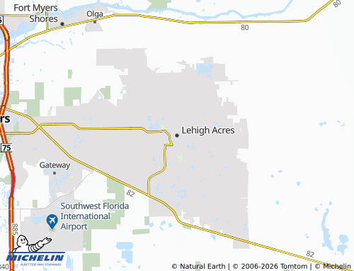 Mappa MICHELIN Lehigh Acres - ViaMichelin