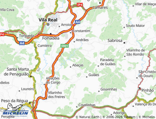 Mapa MICHELIN Jorjais de Andrães - ViaMichelin