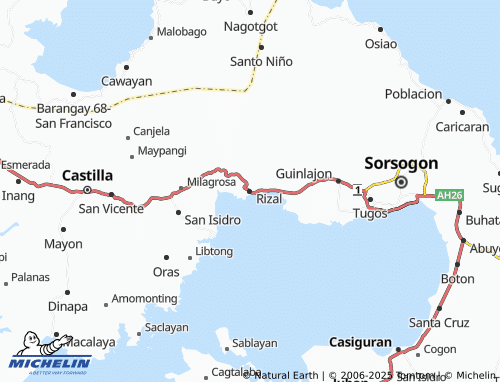 MICHELIN Rizal map - ViaMichelin