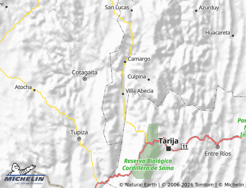 MICHELIN Sud Cinti map - ViaMichelin