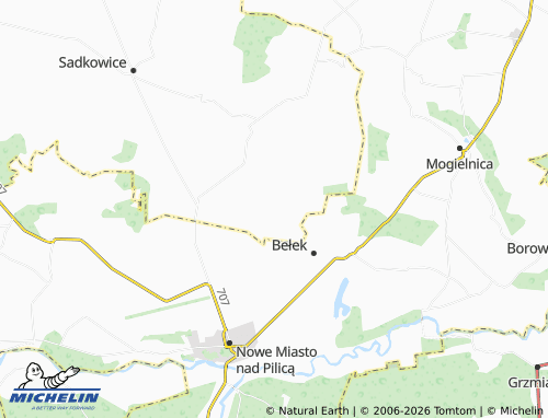 Carte MICHELIN Żelazna - ViaMichelin