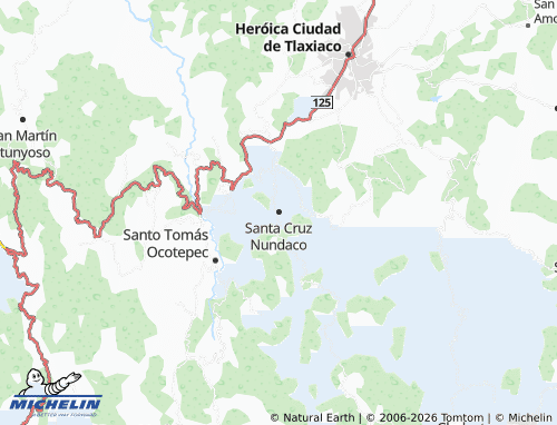 Mappa MICHELIN Santa Cruz Nundaco - ViaMichelin