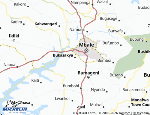 Mappa MICHELIN Bukasakya - ViaMichelin