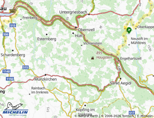 MICHELIN-Landkarte Rain - ViaMichelin