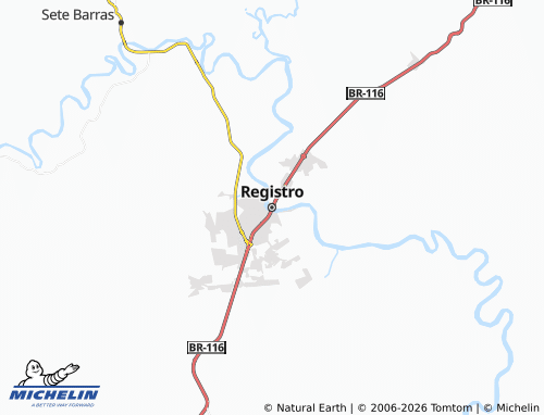 Mappa MICHELIN Registro - ViaMichelin