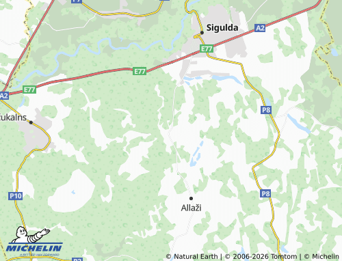 Mapa MICHELIN Stīveri - ViaMichelin