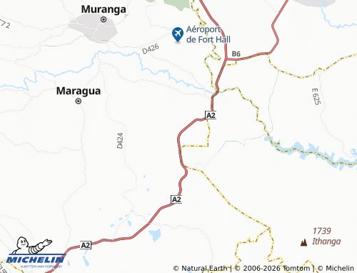 MICHELIN Kambiti map - ViaMichelin
