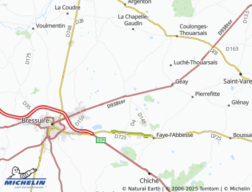 Carte MICHELIN Noirterre - ViaMichelin